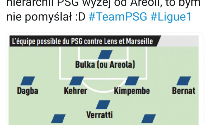 AKTUALNA XI PSG, a w niej... :D